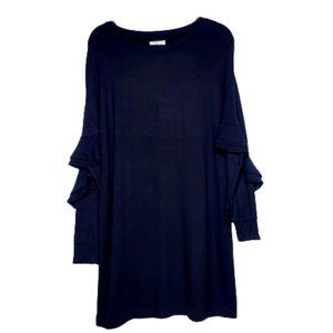 Lou & Grey Signature Soft Dress with Ruffles sleeves.